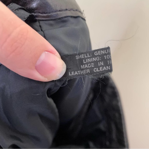 VNTG Michael Hoban for North Beach Leather Designer Leather Trouser Pants SZ 29 - Picture 13 of 16